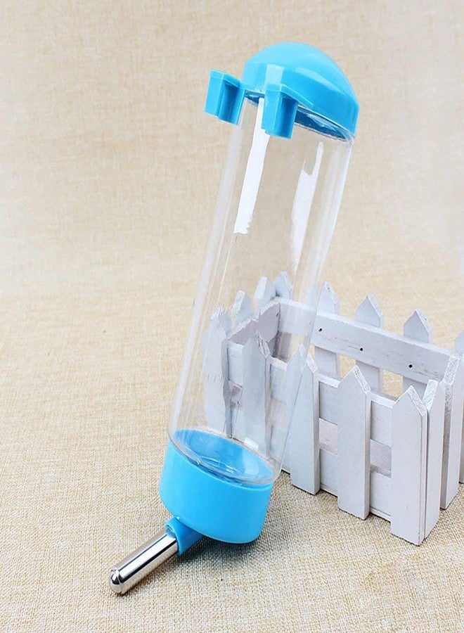 KittuPet Automatic Hanging 500Ml Water Bottle and Food Feeder Bowl with Elevator Slide bar for Dog & Cat (Color May Vary, Small) - Image 1